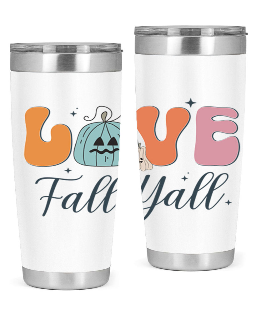 Love Fall Yall 413#- fall- Tumbler