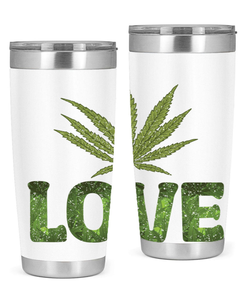 Love Sublimation 192#- marijuana- Tumbler