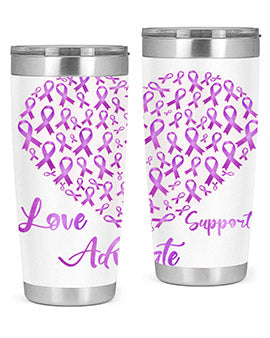 Love Suppor Advocae AlzheimerS 194#- alzheimers- Tumbler