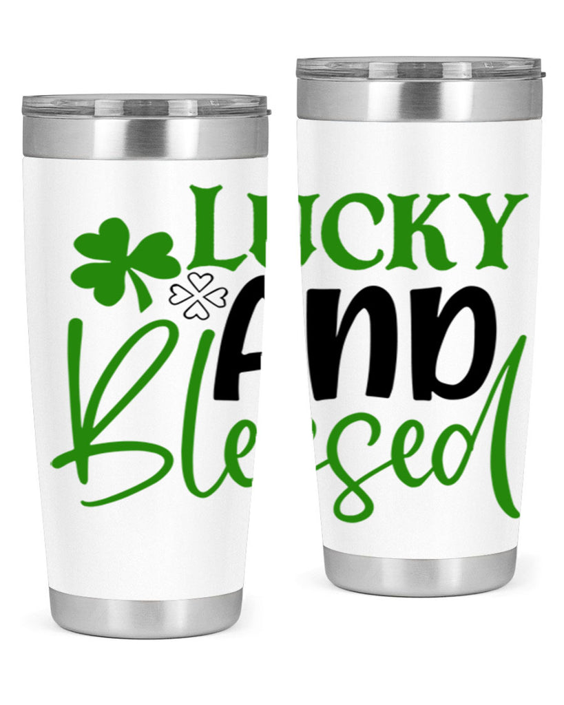 Lucky And Blessed Style 151#- St Patricks Day- Tumbler