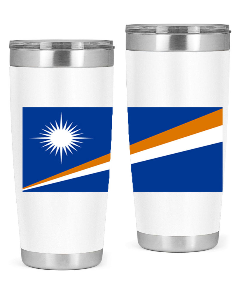 Marshall Islands 90#- world flags- Tumbler