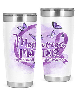 Memories Maer AlzheimerS Awareness 196#- alzheimers- Tumbler