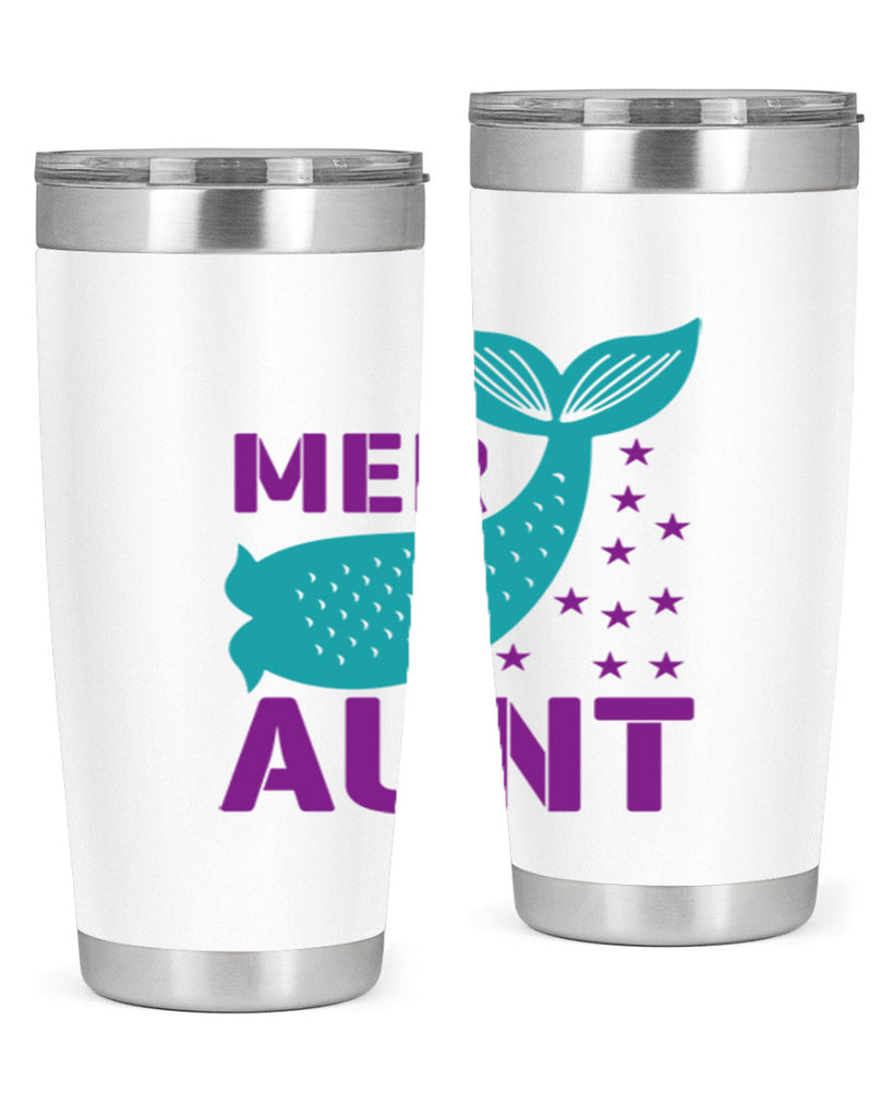 Mer Aunt 319#- mermaid- Tumbler