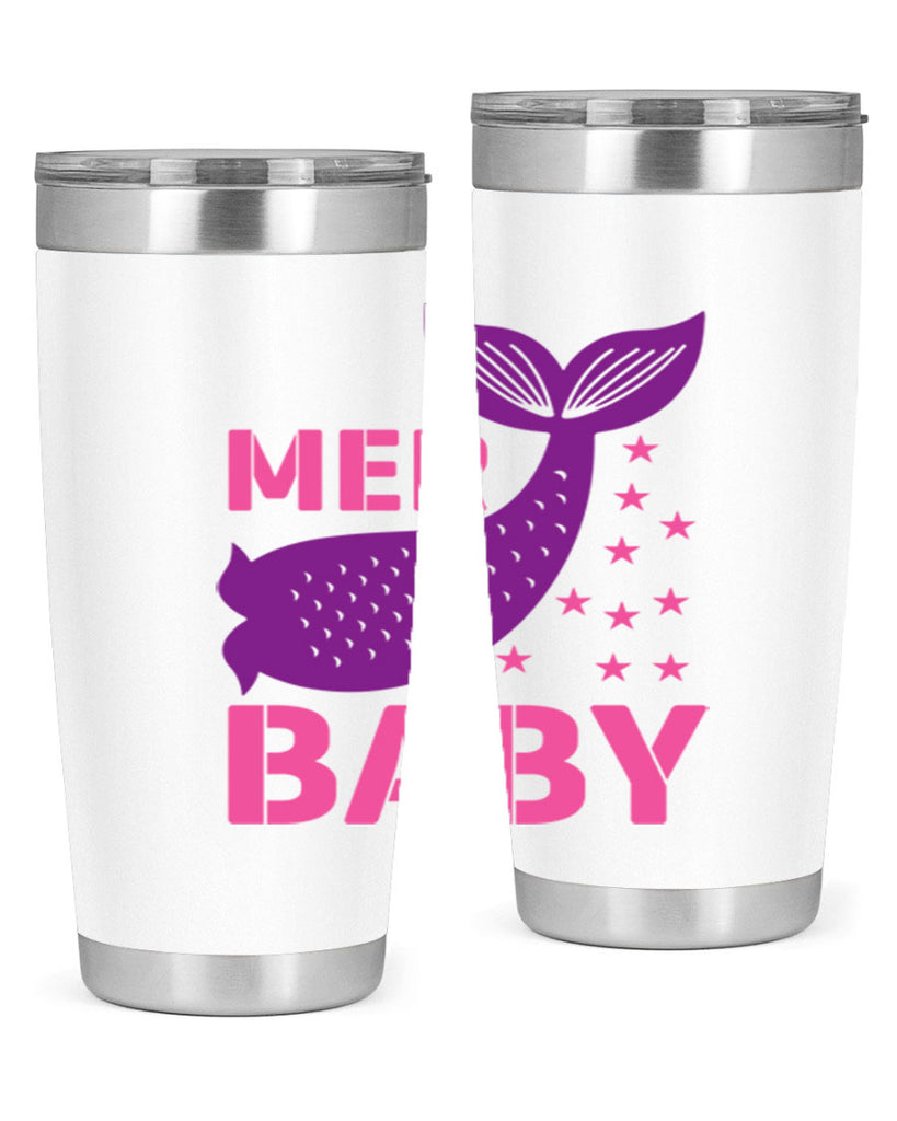 Mer Baby 321#- mermaid- Tumbler