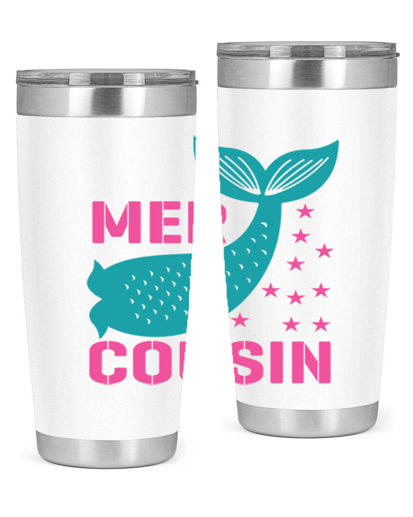 Mer Cousin 324#- mermaid- Tumbler