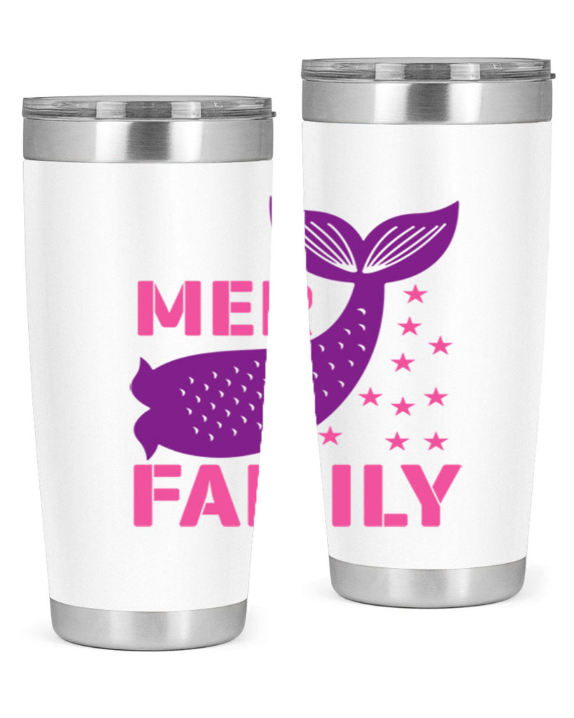 Mer Family 327#- mermaid- Tumbler