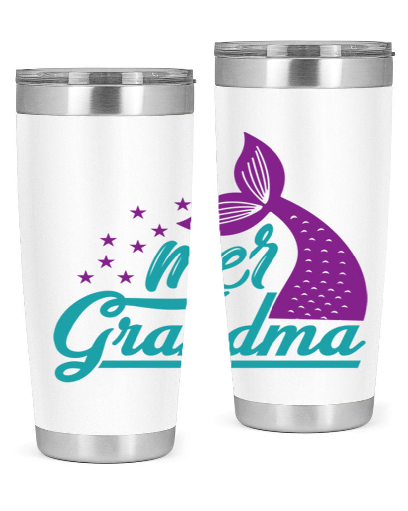 Mer Grandma 328#- mermaid- Tumbler