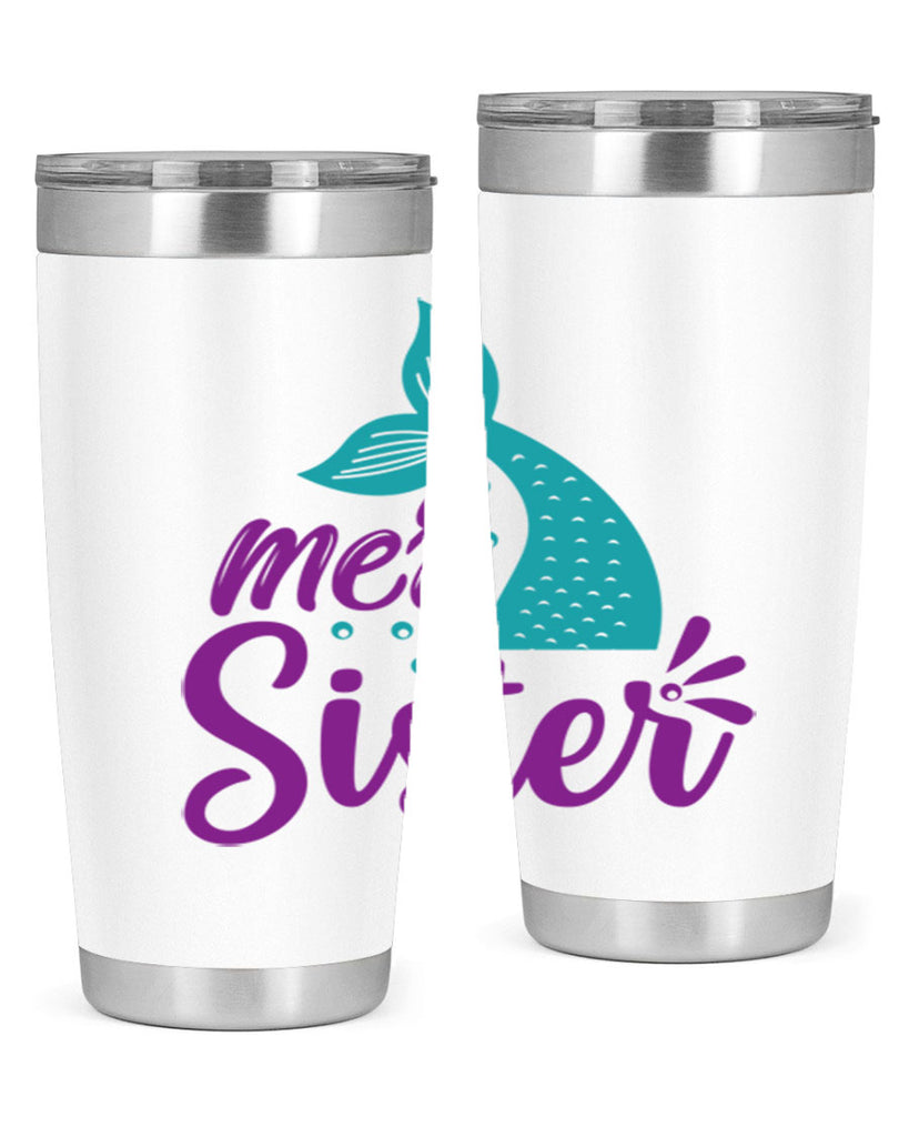 Mer Sister 346#- mermaid- Tumbler