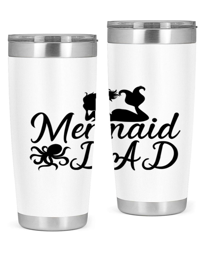 Mermaid Dad 357#- mermaid- Tumbler