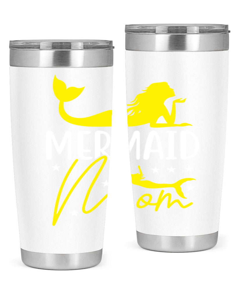 Mermaid Mom 370#- mermaid- Tumbler