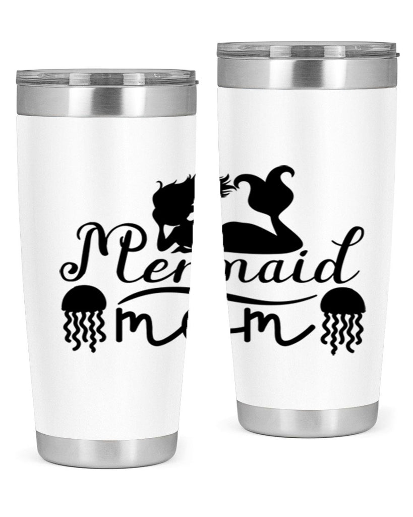 Mermaid Mom 373#- mermaid- Tumbler