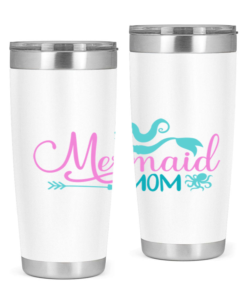 Mermaid Mom 374#- mermaid- Tumbler