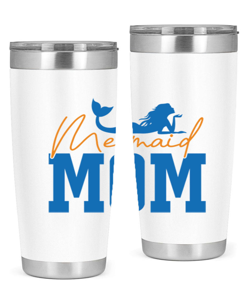 Mermaid Mom 375#- mermaid- Tumbler