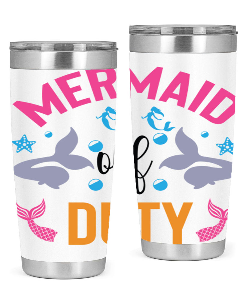 Mermaid Off Duty Design 438#- mermaid- Tumbler