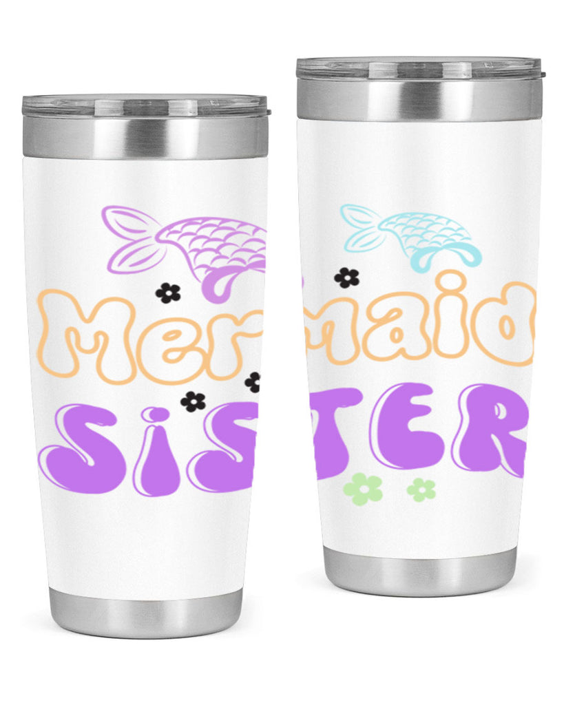 Mermaid Sister 442#- mermaid- Tumbler