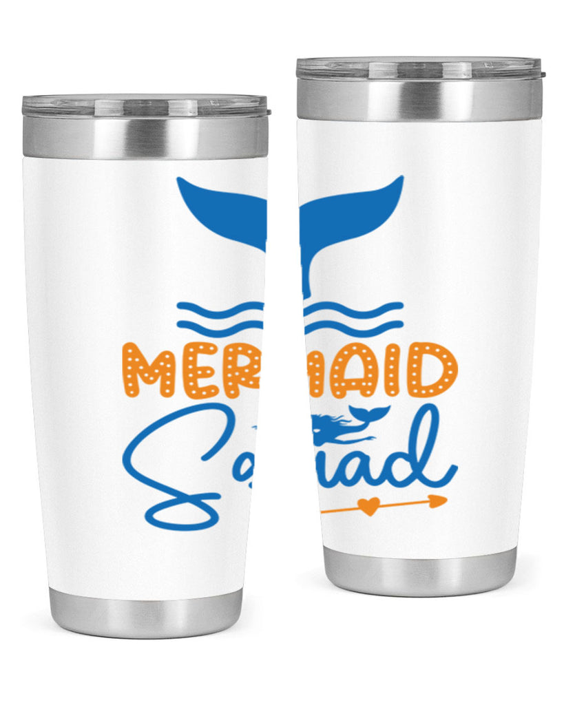 Mermaid Squad 378#- mermaid- Tumbler