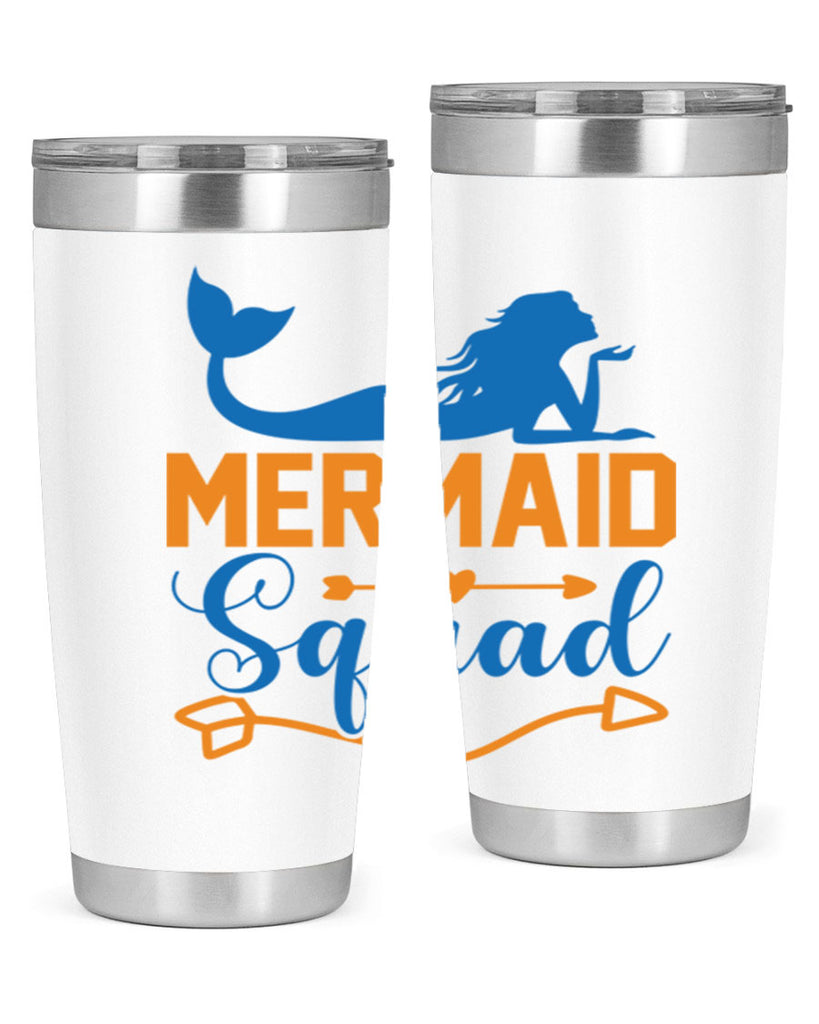 Mermaid Squad 385#- mermaid- Tumbler