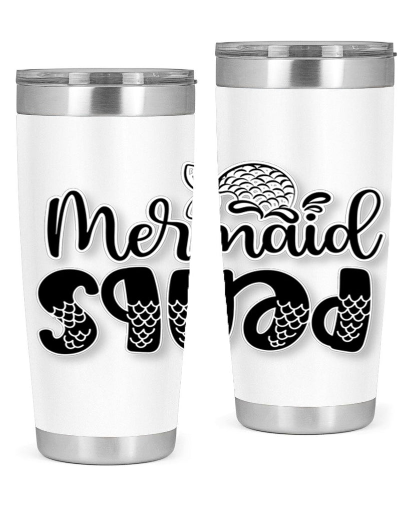 Mermaid Squad 444#- mermaid- Tumbler