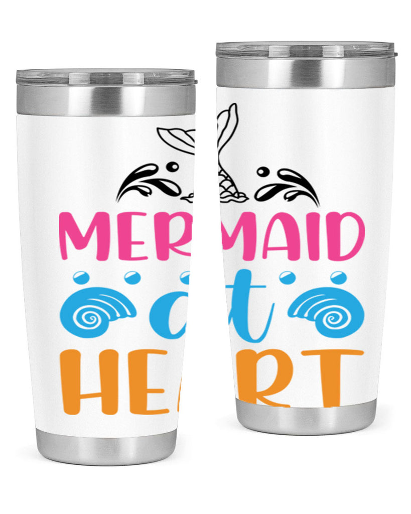 Mermaid at heart Design 396#- mermaid- Tumbler