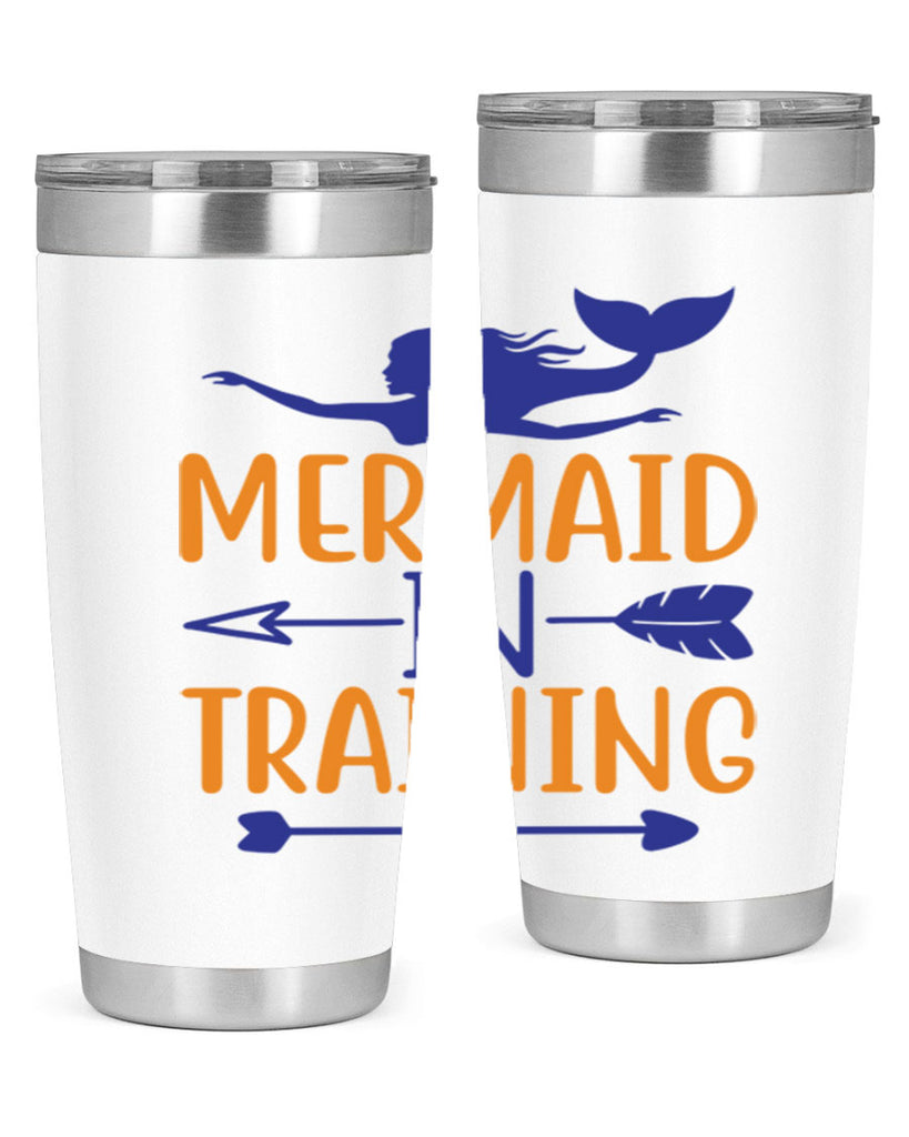 Mermaid in Training 360#- mermaid- Tumbler