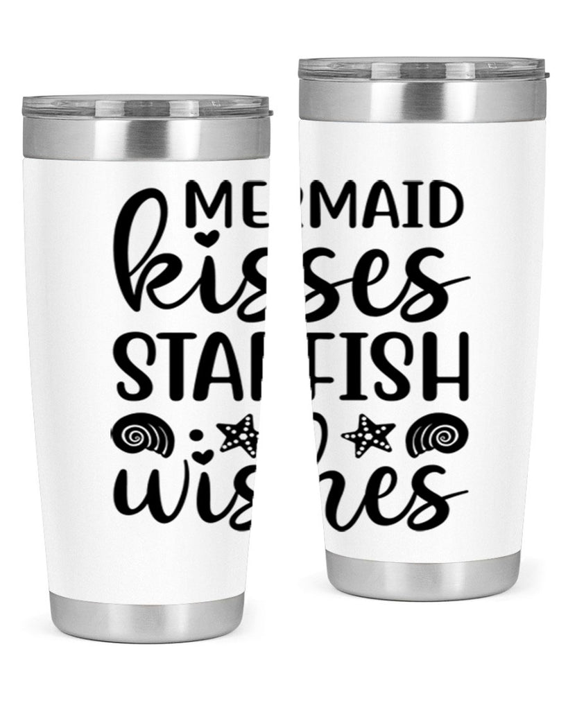 Mermaid kisses starfish wishes 426#- mermaid- Tumbler