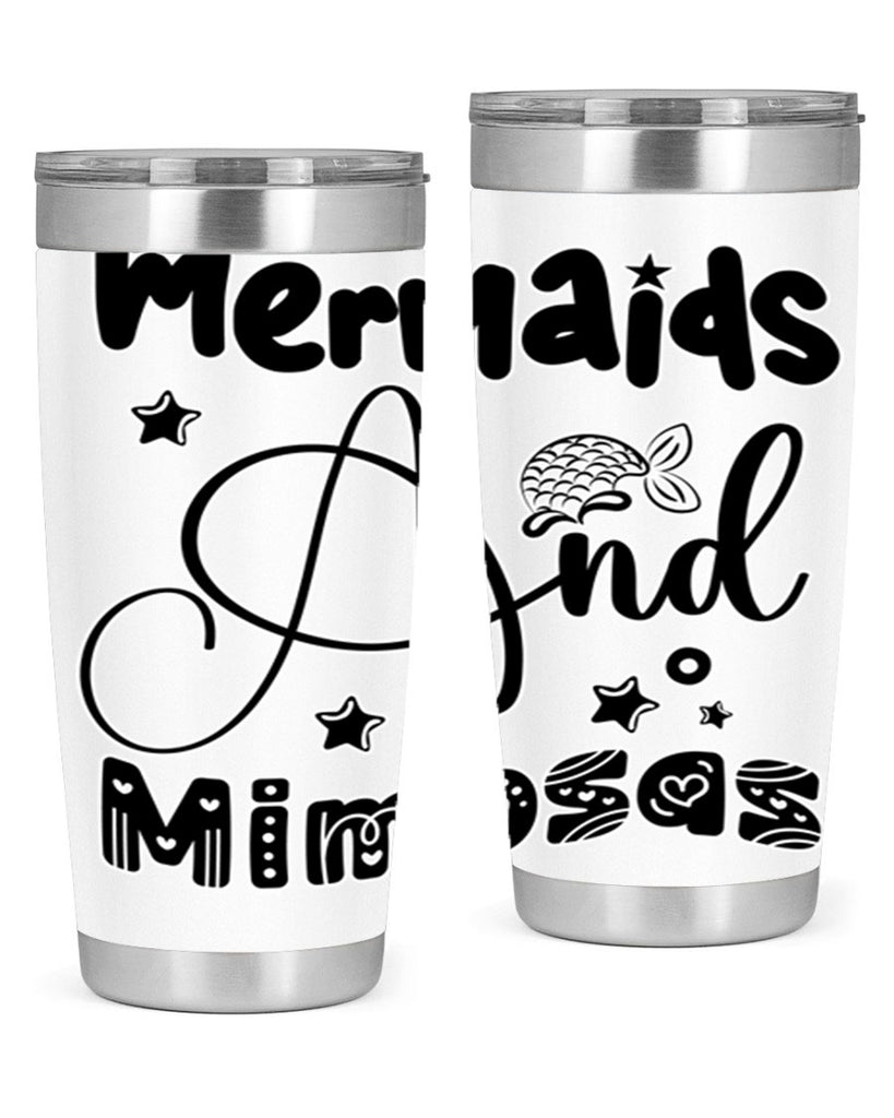 Mermaids and Mimosas 475#- mermaid- Tumbler