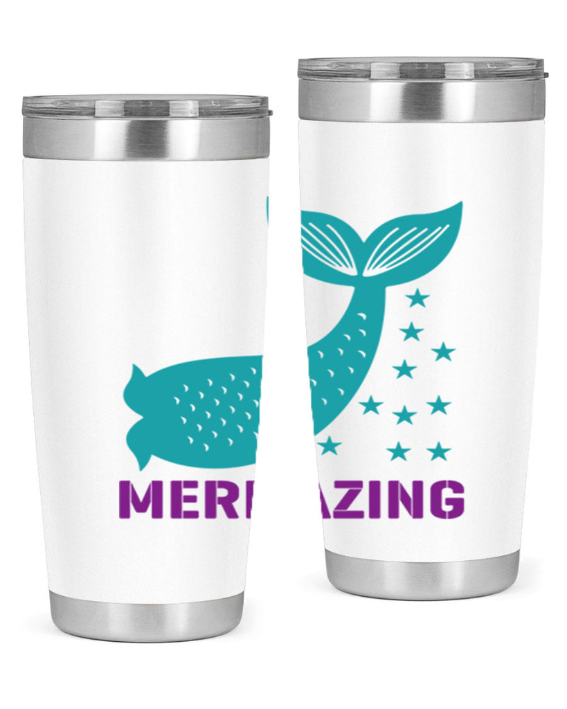 Mermazing 502#- mermaid- Tumbler