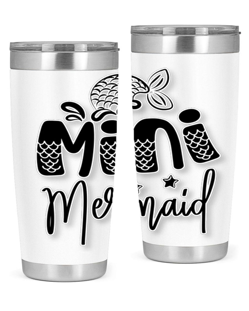 Mini Mermaid 508#- mermaid- Tumbler