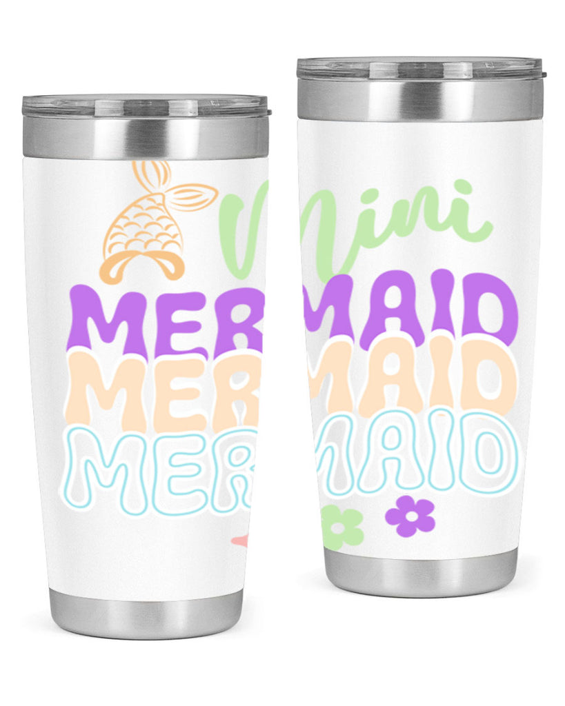 Mini Mermaid 509#- mermaid- Tumbler