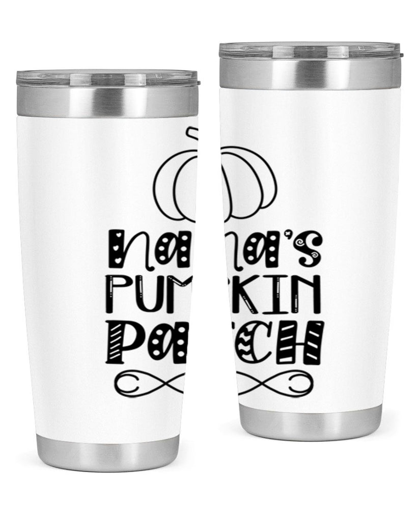 Nana s Pumpkin Patch 439#- fall- Tumbler