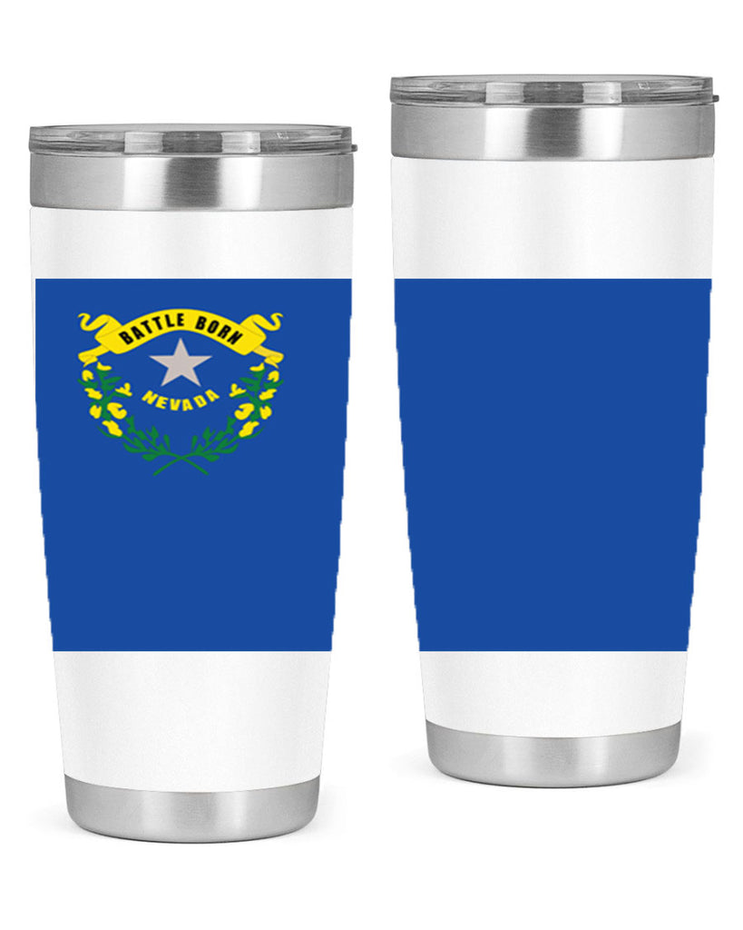 Nevada 24#- Us Flags- Tumbler