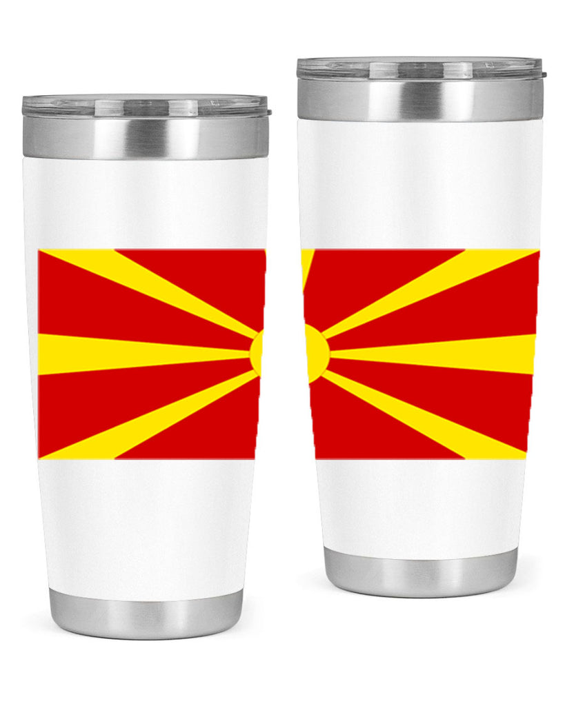 North Macedonia 69#- world flags- Tumbler