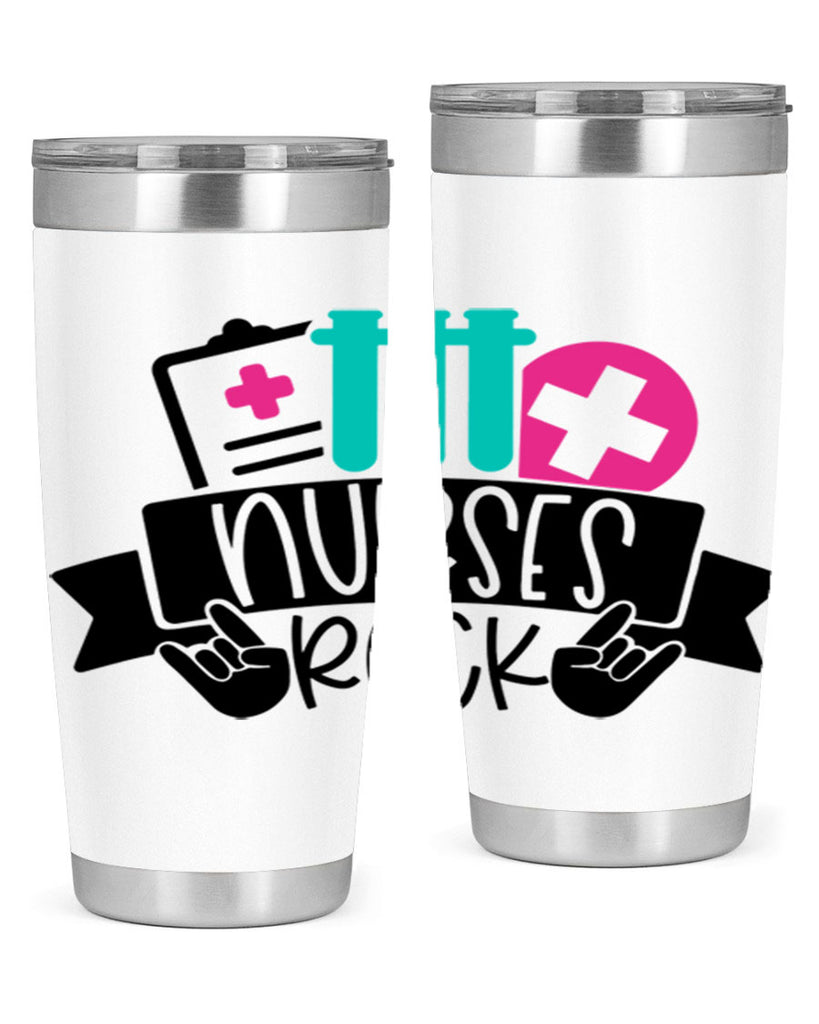 Nurses Rock Style Style 78#- nurse- tumbler