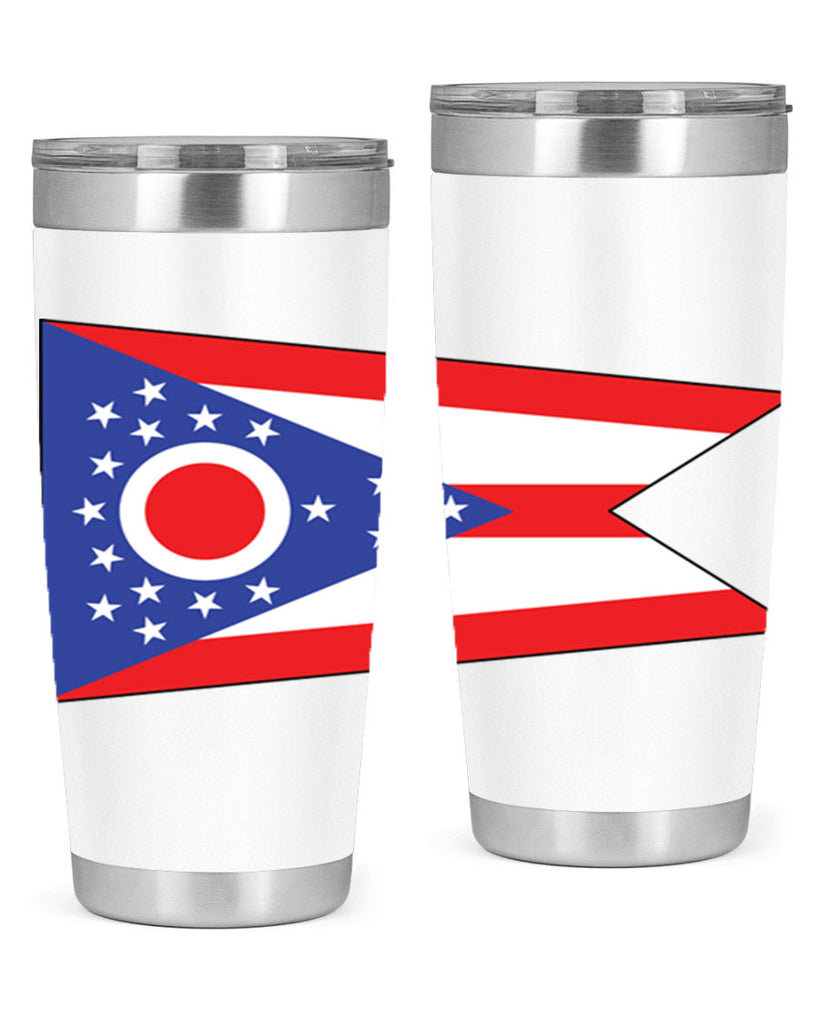 Ohio 17#- Us Flags- Tumbler