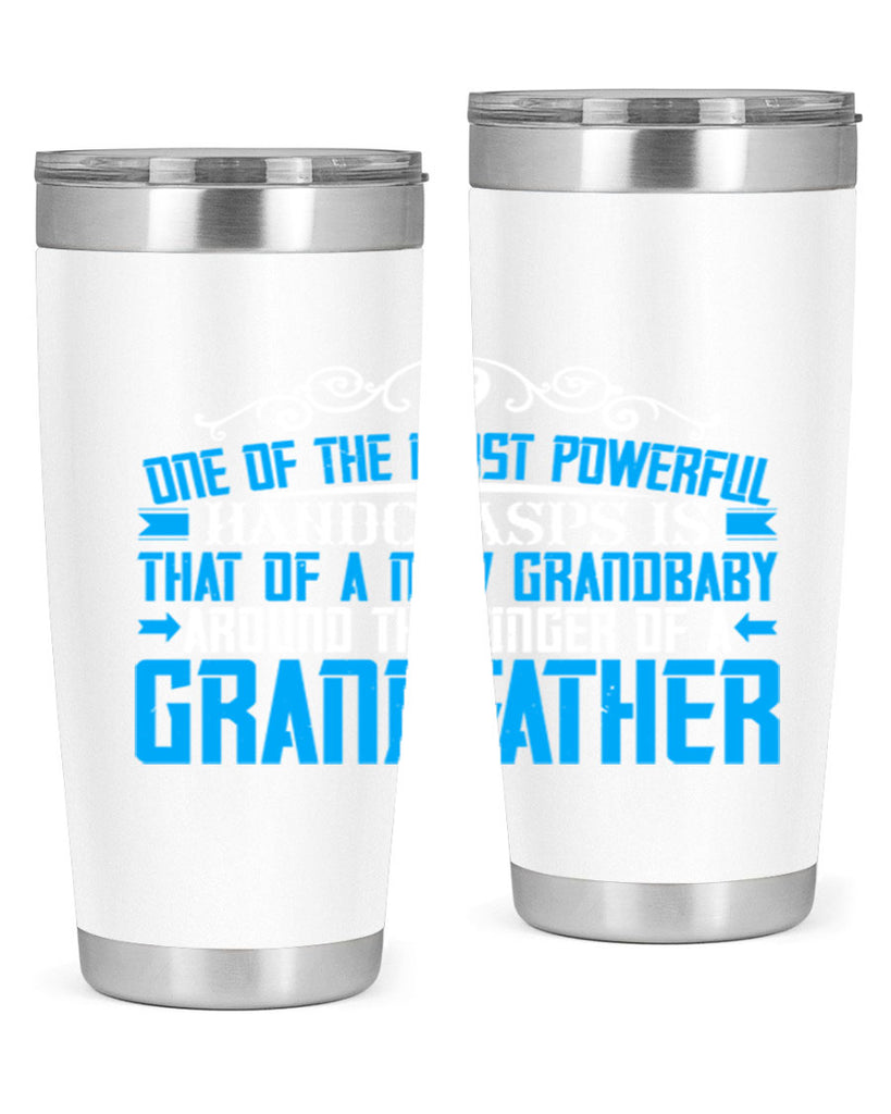One of the most powerful handclasps is that of a new grandbaby 76#- grandpa - papa- Tumbler