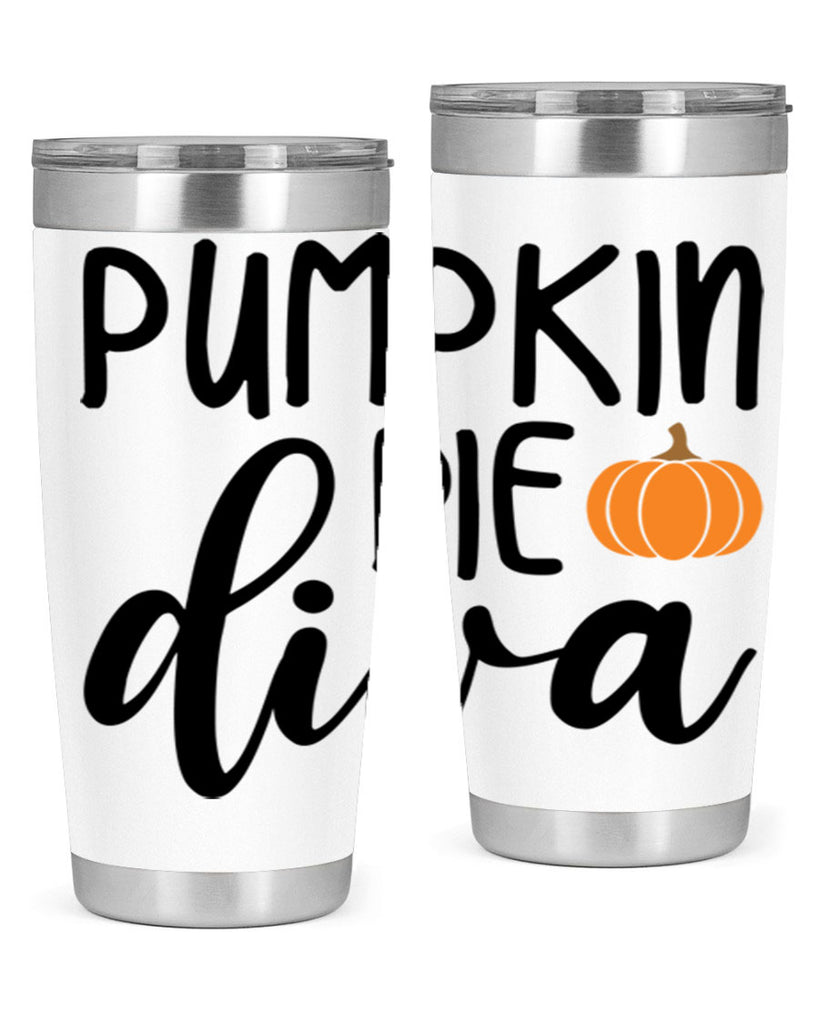Pumpkin Pie Diva 532#- fall- Tumbler