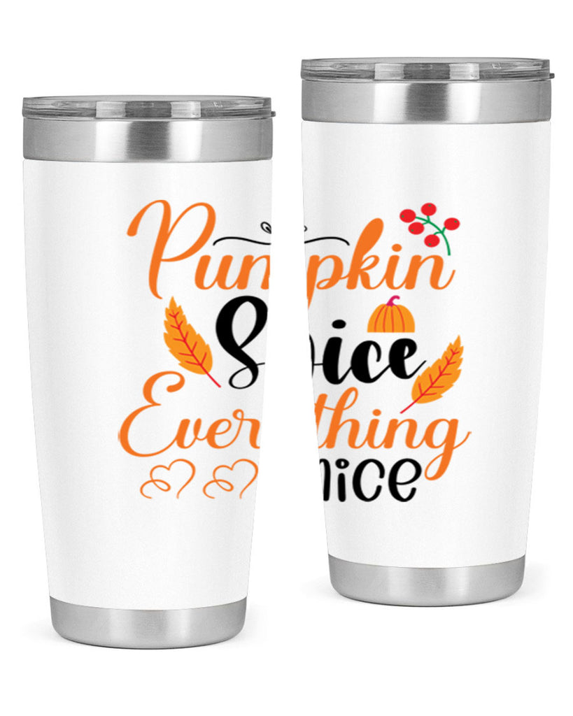 Pumpkin Spice Everything Nice 543#- fall- Tumbler
