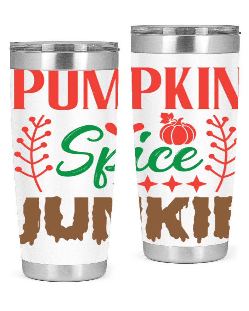Pumpkin Spice Junkie 547#- fall- Tumbler