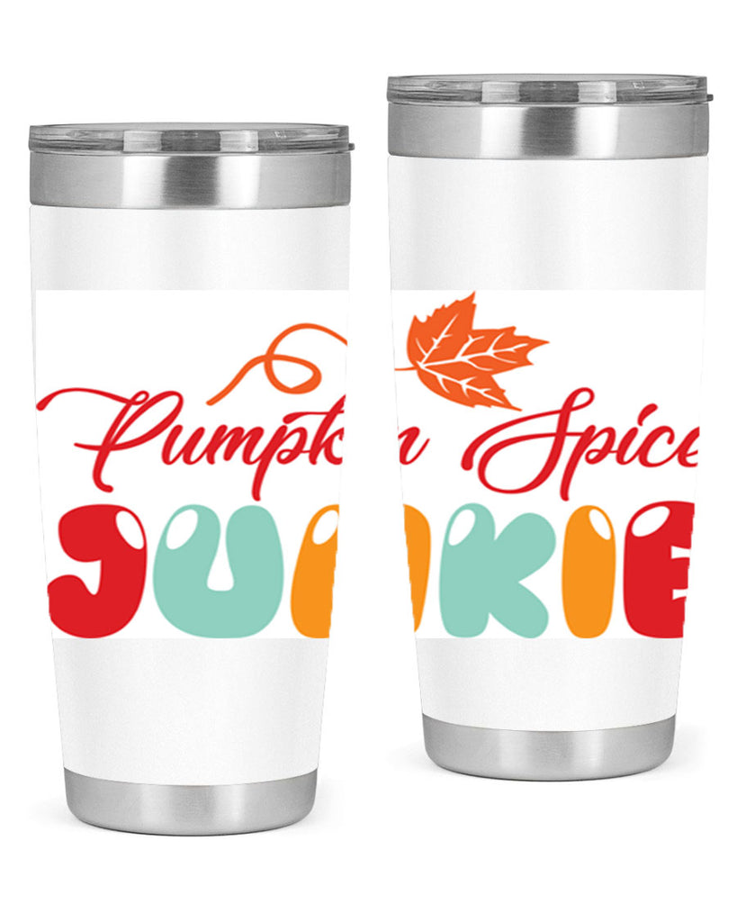 PumpkinSpiceJunkiedesign 569#- fall- Tumbler