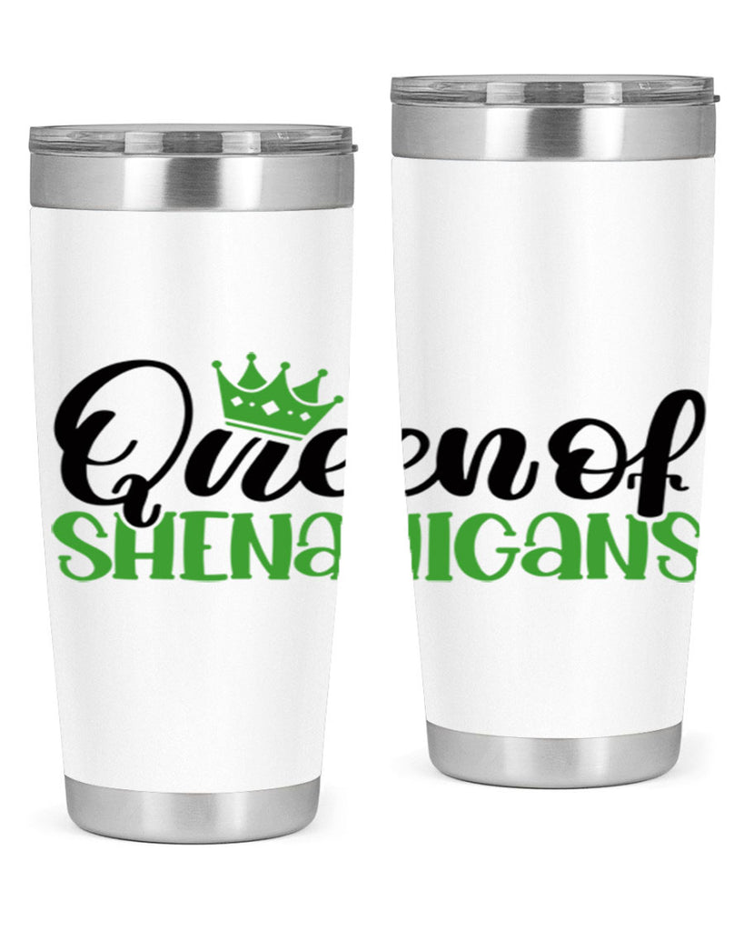 Queen Of Shenanigans Style 36#- St Patricks Day- Tumbler