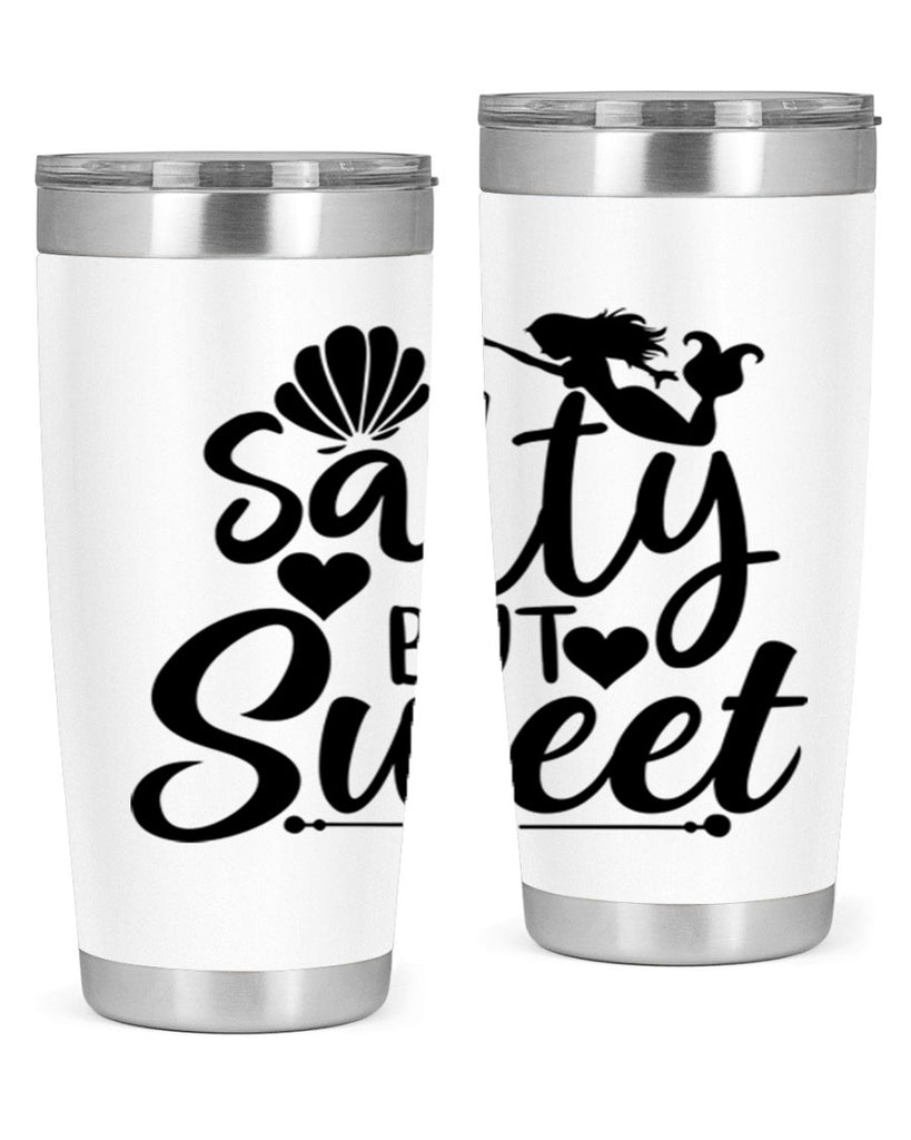 Salty But Sweet 564#- mermaid- Tumbler