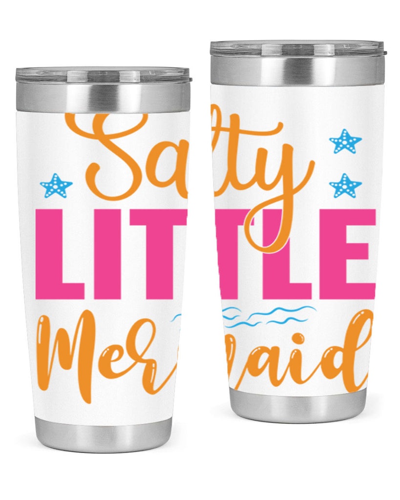 Salty Little Mermaid Design 574#- mermaid- Tumbler