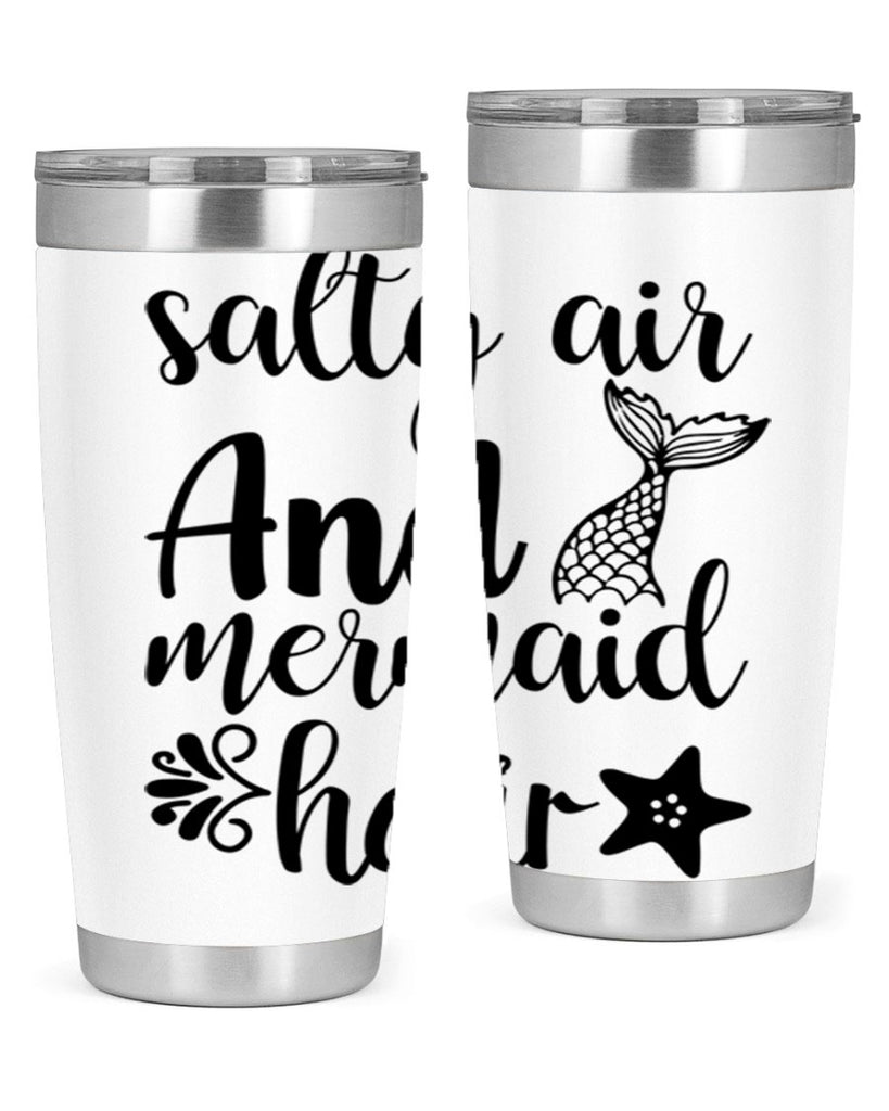 Salty air and mermaid hair 568#- mermaid- Tumbler