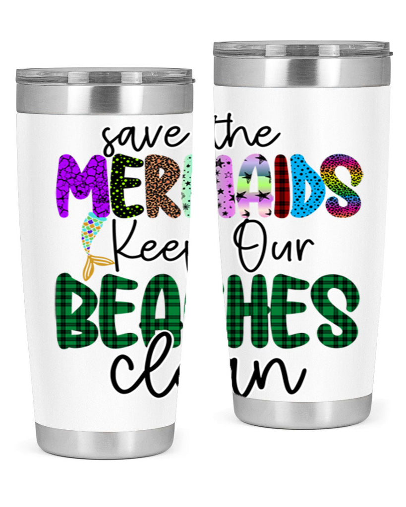 Save The Mermaids Keep Our 575#- mermaid- Tumbler