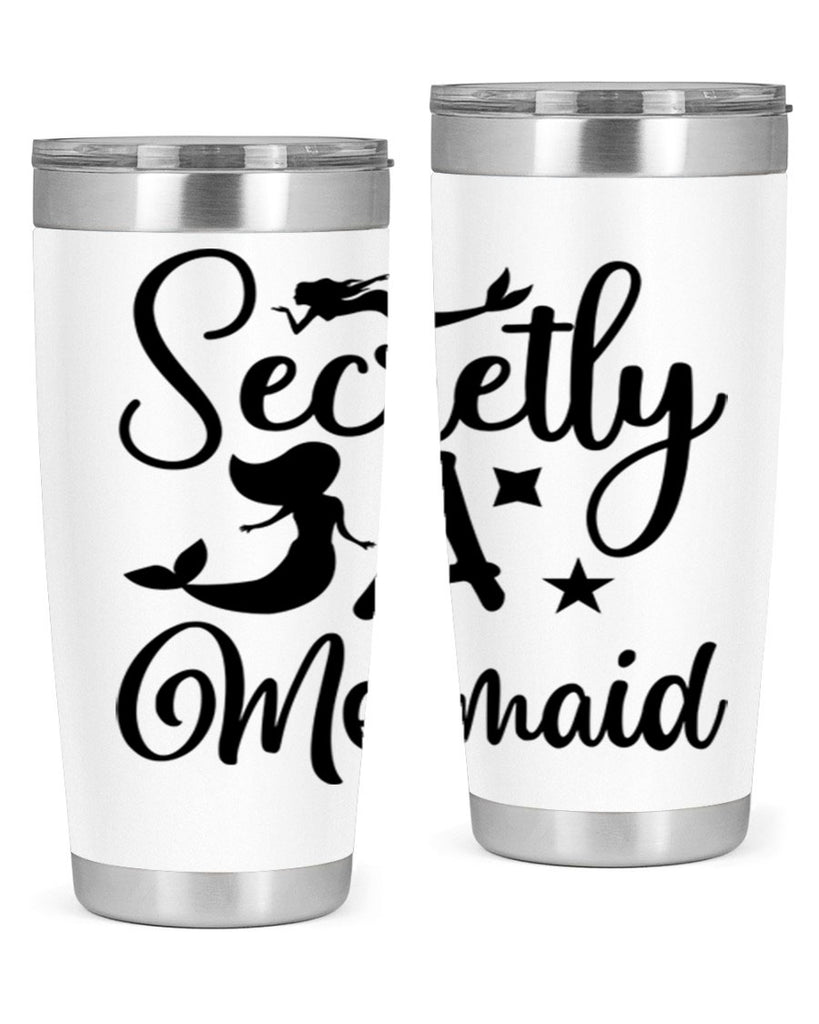 Secretly a mermaid 580#- mermaid- Tumbler