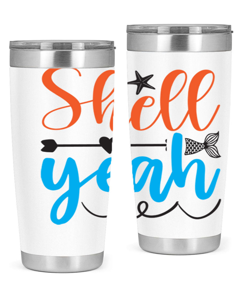 Shell Yeah 594#- mermaid- Tumbler