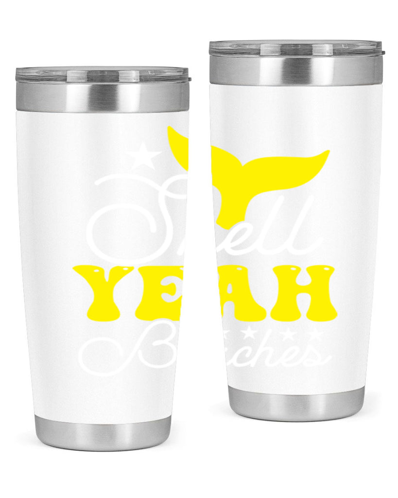 Shell Yeah Beaches 585#- mermaid- Tumbler