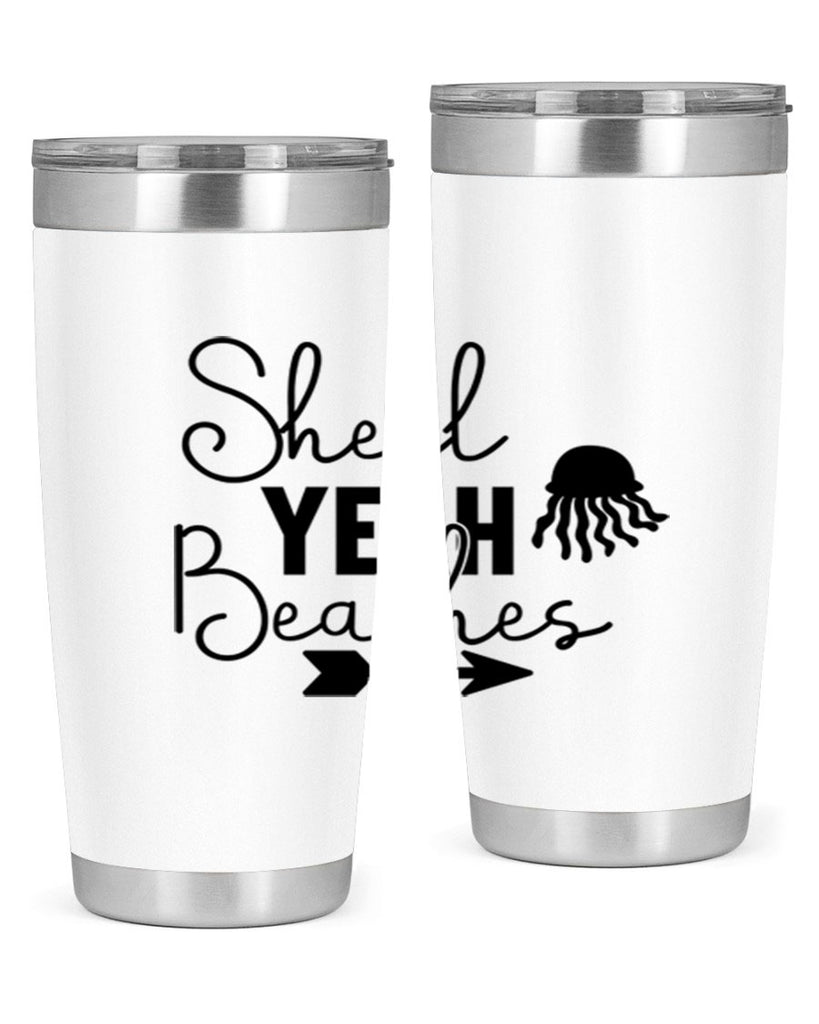 Shell Yeah Beaches 588#- mermaid- Tumbler