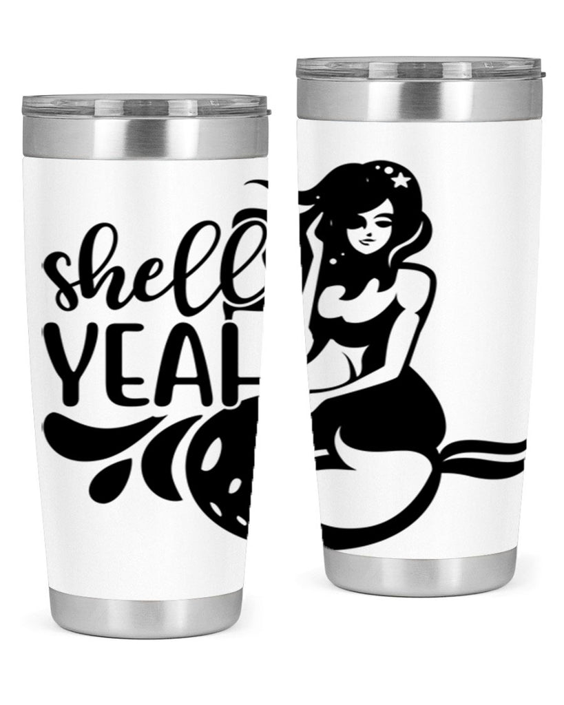 Shell yeah 596#- mermaid- Tumbler