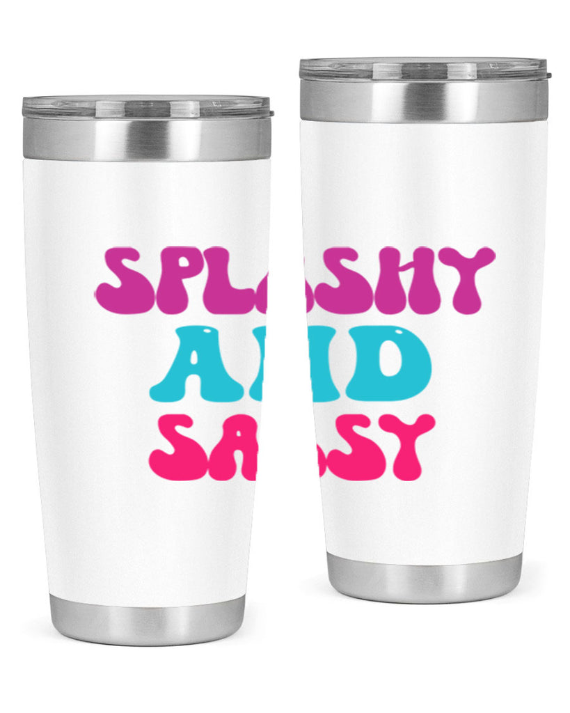 Splashy And Sassy 622#- mermaid- Tumbler